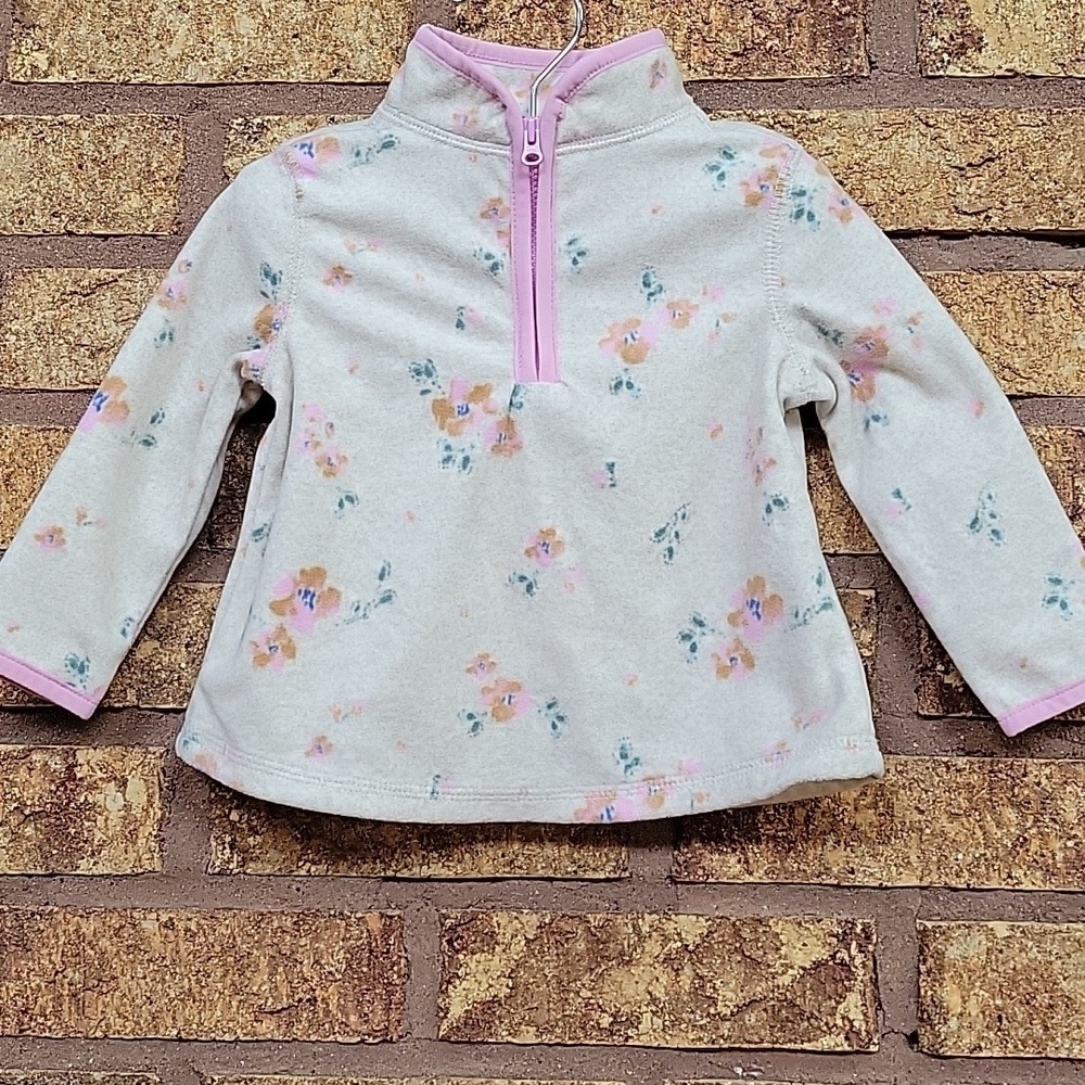 Oshkosh B'gosh Baby Floral Cream Pullover Size 12 Months NWOT